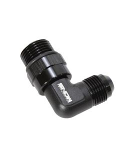 Snow -10 ORB to -8AN 90 Degree Swivel Fitting (Black) - SNF-60189