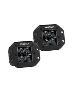 RIGID Industries Spot Flush Mount Midnight Pair D-Series Pro- RIGI-212213BLK