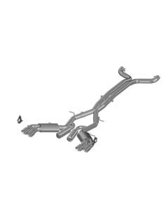 MBRP T409 Stainless Steel 3" Catback Exhaust System Dual w/ Quad Tips XP Series Chevrolet Camaro Cou