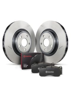 Brembo OE 18-20 Dodge Durango/12-15 Jeep Grand Cherokee/17-20 Grand Cherokee Front Disc Brake Kit - KT04315