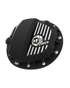 aFe Pro Series GMCH 9.5 Rear Diff Cover Black w/ Machined Fins 19-20 GM Silverado/Sierra 1500 - 46-71140B