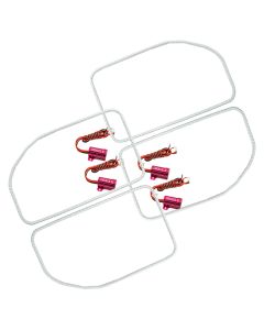 Oracle Ford F250/350 11-16 LED Halo Kit (Square Ring Design) - White - 2383-001