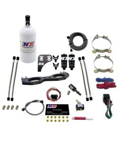 Nitrous Express Polaris RZR 1000cc Nitrous Plate Kit w/2.5lb Bottle - 67002-2.5P