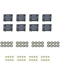 Westin 97-04 Ford F-150/250LD (Heritage Ed.) Reg/Ext Cab Premier Oval Nerf Step Bar Mount Kit - Blk - 22-1045