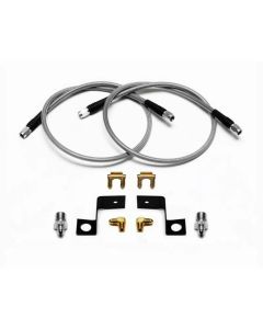 Wilwood Flexline Kit 30 inch -3 M10-1.0 IF 1/8 NPT 90 Degree - 220-14112