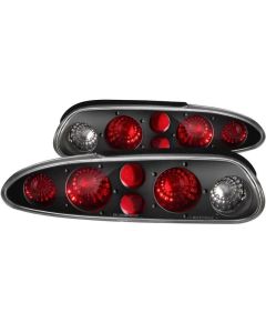 ANZO 1993-2002 Chevrolet Camaro Taillights Black - 221013