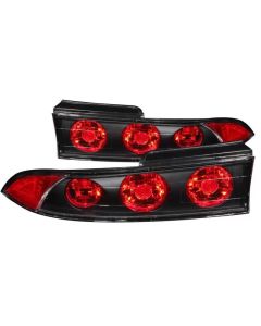 ANZO 1995-1999 Mitsubishi Eclipse Taillights Black - 221084