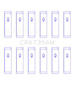King Engine Bearings Mitsubishi 6G74 3000GT/Dodge Stealth (Size 0.75) Performance Rod Bearing Set - CR6735AM0.75