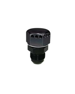 Moroso Positive Seal Vented Fitting -10An Male - Aluminum - Single - 22624