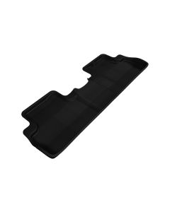 3D MAXpider 2012-2013 Honda Civic Coupe Kagu 2nd Row Floormats - Black - L1HD04521509