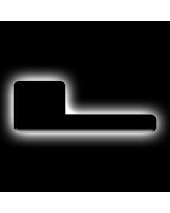 ORACLE Lighting Universal Illuminated LED Letter Badges - Matte Blk Surface Finish - L - 3141-L-001