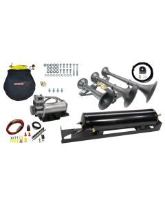 Kleinn 17-22 Ford F-250/ F-350 Onboard Air System w/ Model 730 Horns - SDKIT17-734STL