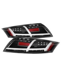 Spyder Audi TT 07-12 LED Tail Lights Black ALT-YD-ATT07-LED-BK - 5081674