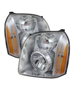 xTune GMC Yukon Denali 07-14/Yukon Xl Denali 07-14 10-14 Crystal Headlights Chrome HD-JH-GYD07-AM-C - 9023217