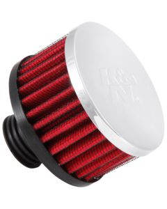K&N .5in Flange ID x 3in OD x 3.25in H Rubber Base Crankcase Vent Filter - 62-1495