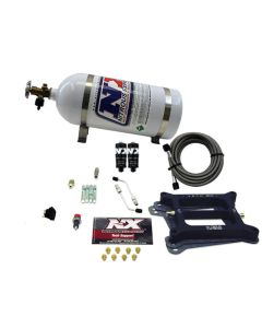 Nitrous Express 4150 Hitman 4-BBL Nitrous Kit (100-200HP) w/10lb Bottle - 40040-10