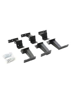 Go Rhino 21-24 Ford Bronco 4dr (Excl. Sport) Brackets for Dominator Xtreme Frame Slider - Tex. Blk - FSD4129TK