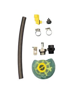 DeatschWerks DW650iL Series 650LPH In-Line External Fuel Pump Universal Install Kit - 9-0950