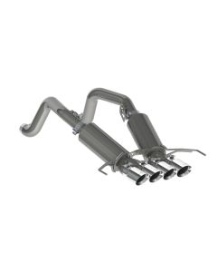 MBRP T304 Stainless Steel 3" Dual Muffler Axle Back w/ Quad 4" Dual Wall Tips Chevrolet Corvette 201 - S7030304
