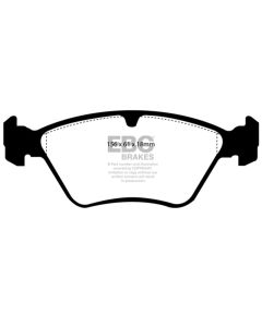 EBC 94-96 Saab 900 2.0 Turbo Yellowstuff Front Brake Pads - DP4976R