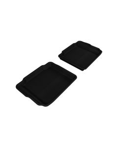 3D MAXpider 2010-2019 Ford Taurus Kagu 2nd Row Floormats - Black - L1FR01821509