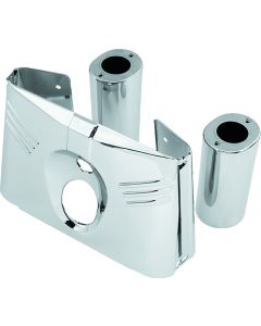Bikers Choice 86-08 FLSTChrome 5 Piece Fork Cover Kit - 491362