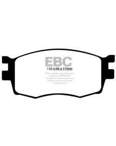 EBC 06-11 Hyundai Accent 1.6 Greenstuff Front Brake Pads - DP21768