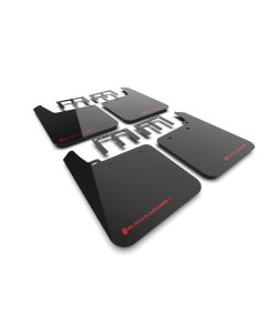 Rally Armor 19-25 GMC Sierra 1500 AT4 Black UR Mud Flap w/ Red Logo - MF100-UR-BLK-RD