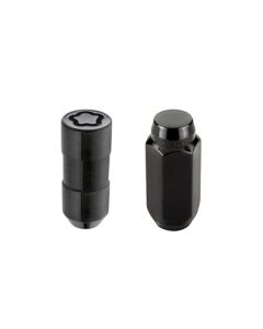 McGard 8 Lug Hex Install Kit w/Locks (Cone Seat Nut) M14X1.5 / 22mm Hex / 1.945in. Length - Black - 84840