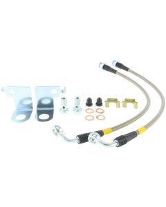 StopTech Stainless Steel Front Brake Lines 2015 Ford Mustang GT w/ Performance Package - 950.61021