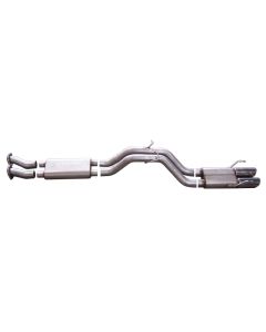 Gibson 06-10 Jeep Grand Cherokee SRT8 6.1L 3in Cat-Back Dual Exhaust - Aluminized - 17405