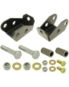 RockJock TJ/LJ Shock Mount Extensions Rear Lower w/ Hardware Pair - CE-9601