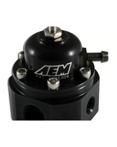 AEM Universal Black Adjustable Fuel Pressure Regulator - 25-302BK