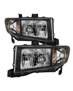 Xtune Honda Ridgeline 06-13 Crystal Headlights Black HD-JH-HRID06-AM-BK - 9025495