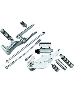 Bikers Choice 58-86 FL FX 86-99 Softail Chrome Custom Forward Controls 3/4 Inch Master Cylinder - 489723