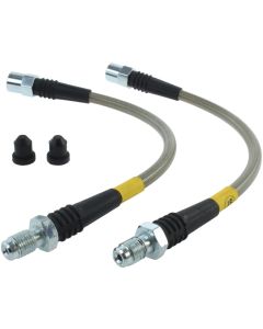 StopTech 92-94 Audi S4/95 Audi S6 Rear Stainless Steel Brake Line Kit - 950.33506