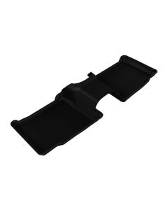 3D MAXpider 2011-2019 Ford Explorer Kagu 2nd Row Floormats - Black - L1FR07921509