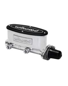 Wilwood High Volume Tandem Master Cylinder - 1 1/8in Bore Ball Burnished - 260-8556-P