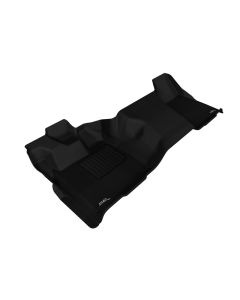3D MAXpider 2011-2016 Ford F-250/350/450 Regular Cab Kagu 1st Row Floormat - Black - L1FR06611509