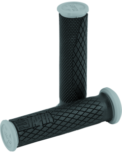 ProTaper Full Diamond Dual Density ATV Grips - Black/Gray - 024832
