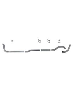 Diamond Eye KIT 4in TB MFLR RPLCMENT PIPE SGL AL: 2-WHEEL DRIVE ONLY 89-93 DODGE CUMMINS 5.9L - K4209A-RP