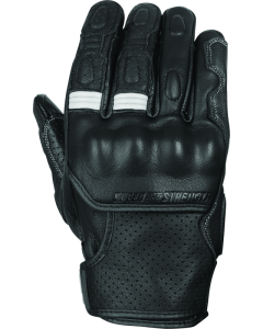 Speed and Strength Twist of Fate Leather Gloves Black/White - Small - 892325