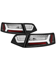 Spyder 09-12 Audi A6 LED Tail Lights - Black (ALT-YD-AA609-LED-BK) - 5085160