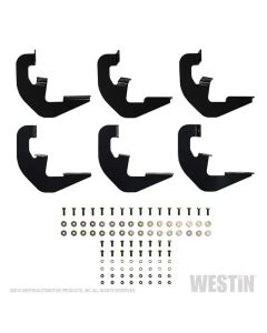 Westin 2019 Chevrolet Silverado/Sierra 1500 Double/CC Non LD Running Board Mount Kit - Black - 27-2255