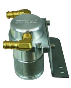 Moroso 11-14 Ford F-150 EcoBoost/5.0L Air/Oil Separator Catch Can - Small Body - Billet Aluminum - 85676