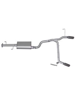Gibson 07-14 Toyota FJ Cruiser Base 4.0L 2.5in Cat-Back Dual Split Exhaust - Aluminized - 18808