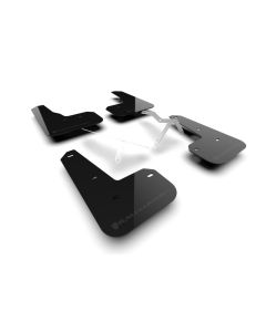Rally Armor 23-24 Acura Integra Type S Black Mud Flap w/Dark Grey Logo - MF129-UR-BLK-DGRY