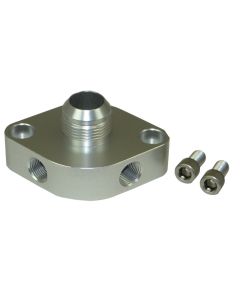 Moroso Chevrolet Big Block/Small Block Water Outlet Filler Neck -16An w/O-Ring & Two 3/8in NPT Ports - 63475