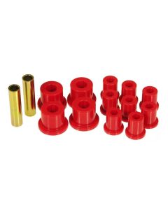 Prothane 76-86 Jeep CJ5/CJ7 Rear Spring & Shackle Bushings - Red - 1-1003