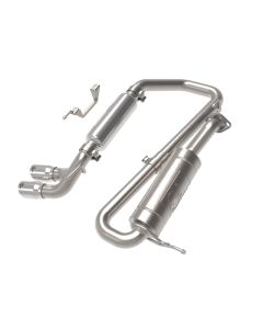 aFe 18-21 Suzuki Jimny Takeda 2-1/4in. 304 SS Cat-Back Exhaust w/ Polished Tip - 49-37020-P